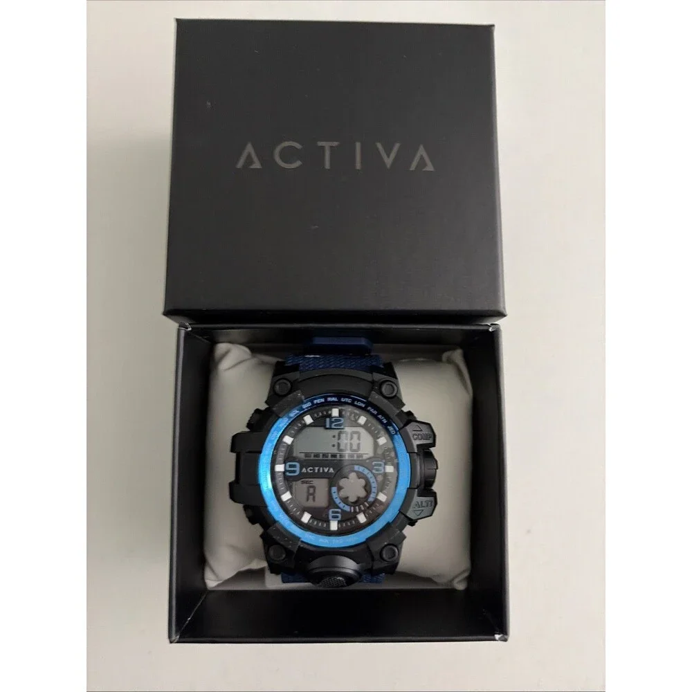 INVICTA X ACTIVA Men's Watch 54.5mm Blue/Black Camo Band ACW435-003